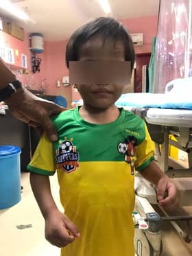 Kanak-kanak lelaki ditemui terbaring di kawasan loji