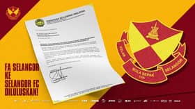 Selangor football team is now Selangor FC