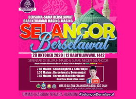 Jais anjur Program Selangor Berselawat 28 Okt, pengisian rohani