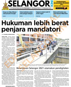 SelangorKini 22 - 28 Oktober 2020