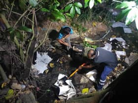 Luas gerakkan kontraktor, pembersihan di tapak selesai