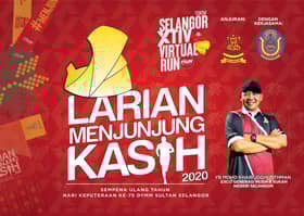 ‘Larian Menjunjung Kasih 2020’ now a virtual run, targets 15,000 participants