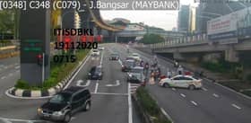 Dead man found lying in the middle of Jalan Bangsar