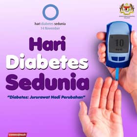 Satu daripada dua pesakit tidak tahu hidap diabetes - Dr Noor Hisham