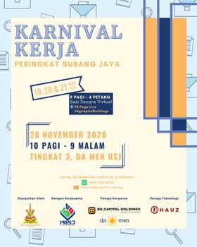 Karnival Kerjaya Subang Jaya: Lebih 100 organisasi, IKS tawar peluang kerja