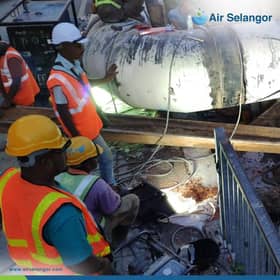 Kerja pembaikan paip putus dijangka siap 10 pagi ini