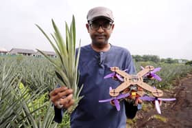 UPM researchers turn pineapple waste into disposable drone parts