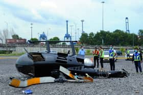 Helicopter crashed during hover training — Police