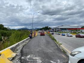 ADN: Laluan alternatif Jalan Batu Arang B27 dibuka sementara, baiki paip bocor