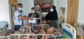 LZS bantu mantan imam terlantar sakit saraf