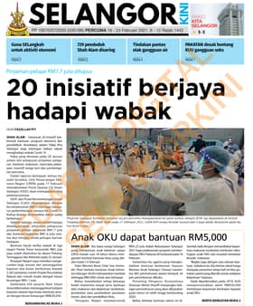 SelangorKini 18 - 24 Februari 2021