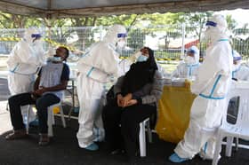 Saringan Komuniti percuma di Pendamar Indah hari ini