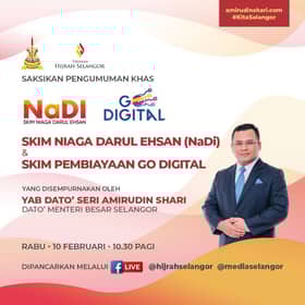 MB buat pengumuman khas skim NaDi, Go Digital esok