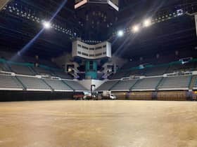 Khemah berkipas untuk pesakit Covid-19 di CAC Stadium Malawati