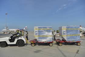 Police provide security escort for Covid-19 vaccine movement — Bukit Aman