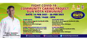 Kota Kemuning constituency offers Covid-19 screening at RM70