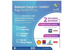 Pay MBSJ bills with e-wallet at petrol kiosks