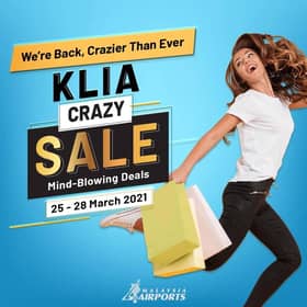 KLIA crazy sale returns from March 25 with discounts of up to 70 pct