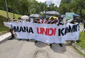 Langgar SOP: Keluarga Neelofa, penganjur himpunan tuntut Undi 18 beri keterangan