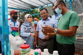 MB, isteri tinjau aktiviti masyarakat, pembangunan Ampang