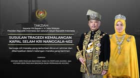 Agong zahir ucapan takziah kepada rakyat Indonesia