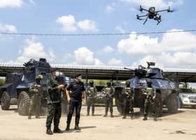 Polis guna CCTV, dron perkukuh kawalan sempadan negara