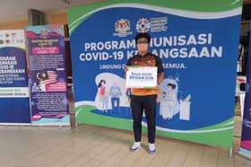 Pelumba basikal trek Muhammad Fadhil, atlet pertama terima vaksin