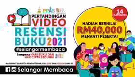 Video Resensi Buku #selangormembaca tawar hadiah RM40,000