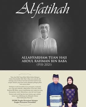 Tengku Permaisuri Selangor hargai ucapan takziah rakyat