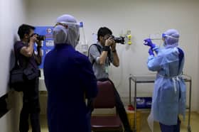 Media practitioners covering Tokyo Olympics get vaccine jabs today