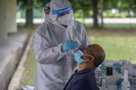 Free Covid-19 screening in Dusun Tua, Teratai today