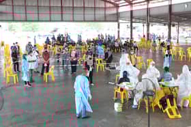 700 individu sertai Saringan Komuniti DUN Tanjong Sepat