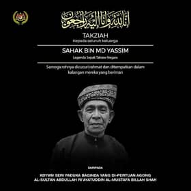 Agong zahir takziah kepada keluarga jaguh sepak takraw negara