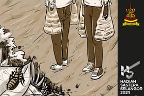 Semut berjalan satu-satu