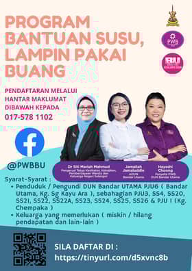 DUN Bandar utama sedia bantuan susu, lampin pakai buang