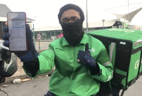 Food delivery rider scores excellent STPM results