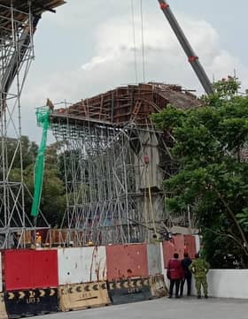 Kontraktor arah henti kerja di tapak laluan LRT3, insiden disiasat