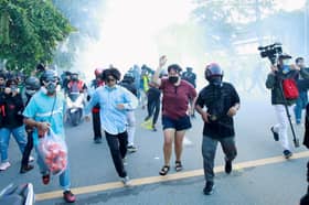 Thai protester in coma after being shot during Monday's rally