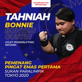 MB congratulates Bonnie for winning gold medal at Tokyo Paralympic Games