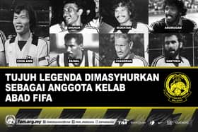 Tujuh legenda negara dimasyhur anggota Kelab Abad Fifa