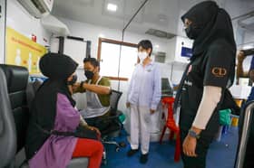 350 hadir tanpa janji temu di vaksin bergerak Kuala Kubu Bharu