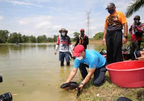 Tasik ikan toman di Unisel, tarikan baharu kaki pancing