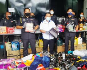 Barang tiruan bernilai RM1.6 juta dilupus