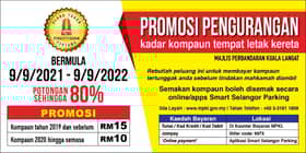 MPKL tawar diskaun parkir sehingga 80 peratus selama setahun, mulai esok