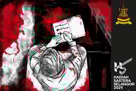 Riko tercedera dengan pensel dan kertasnya sendiri