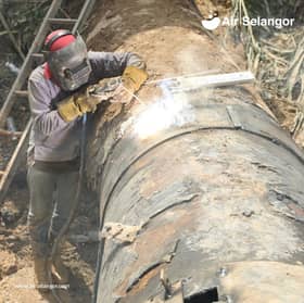 Baiki paip pecah, kerja kecemasan capai 74 peratus