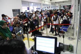 Lebih 600 pulang ke kampung di Terminal 17 Shah Alam