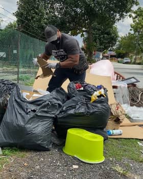 Penguat kuasa menyamar penghantar barang kesan pesalah buang sampah di tapak haram