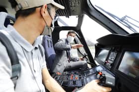 Helikopter T625 Gökbey milik Turkish Aerospace jadi tumpuan pengunjung Pameran Udara Selangor