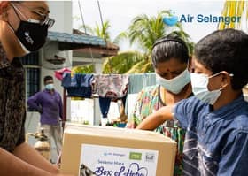 Air Selangor hulur bantuan makanan kepada 200 keluarga India